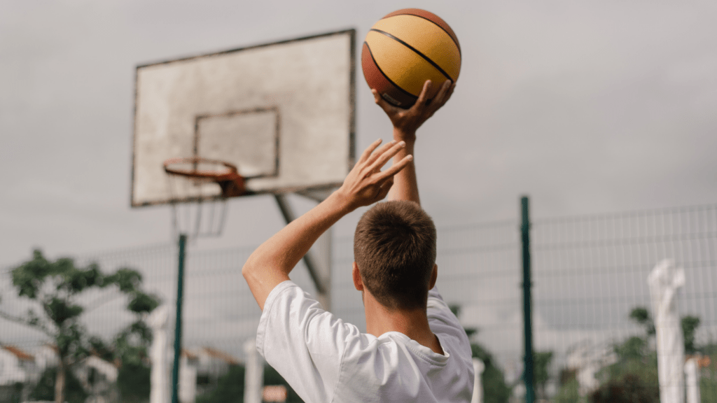 Playing Basketball