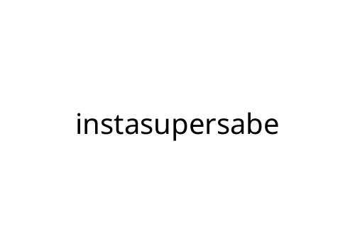 instasupersabe
