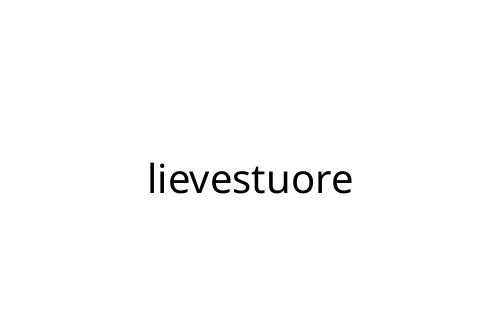 lievestuore