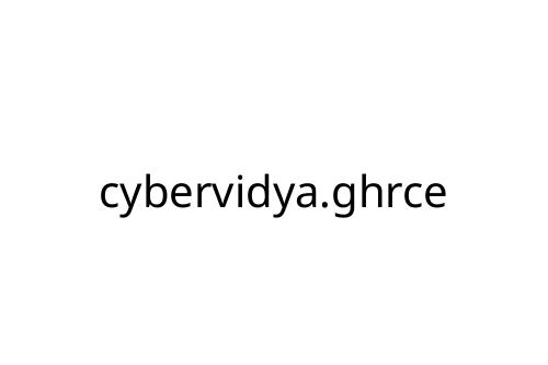 cybervidya_ghrce