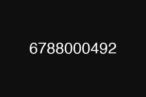 6788000492
