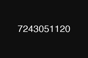 7243051120