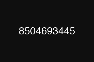 8504693445