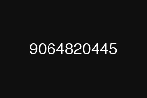 9064820445