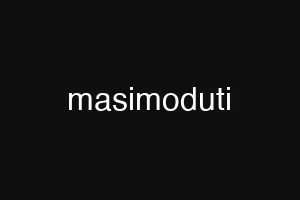 masimoduti