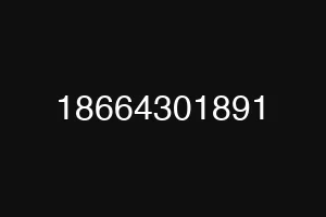 18664301891