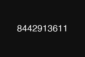 8442913611