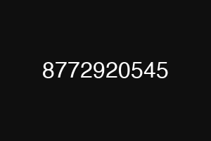 8772920545