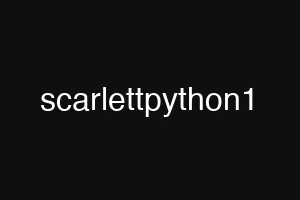 scarlettpython1